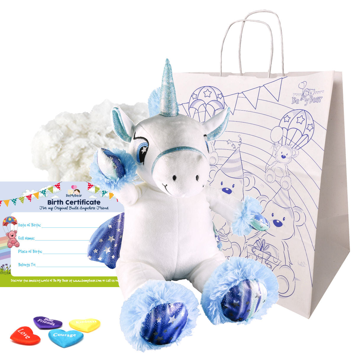 Bubbles the Flying Unicorn 16" Animal Kit