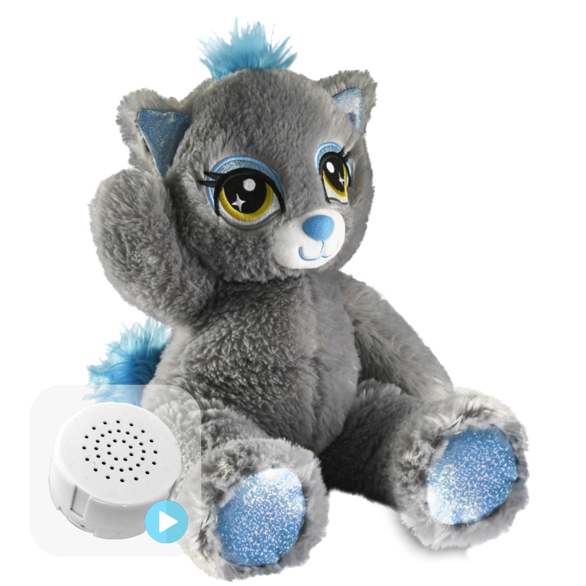 Clarence the Cat 16" Baby Heartbeat Bear
