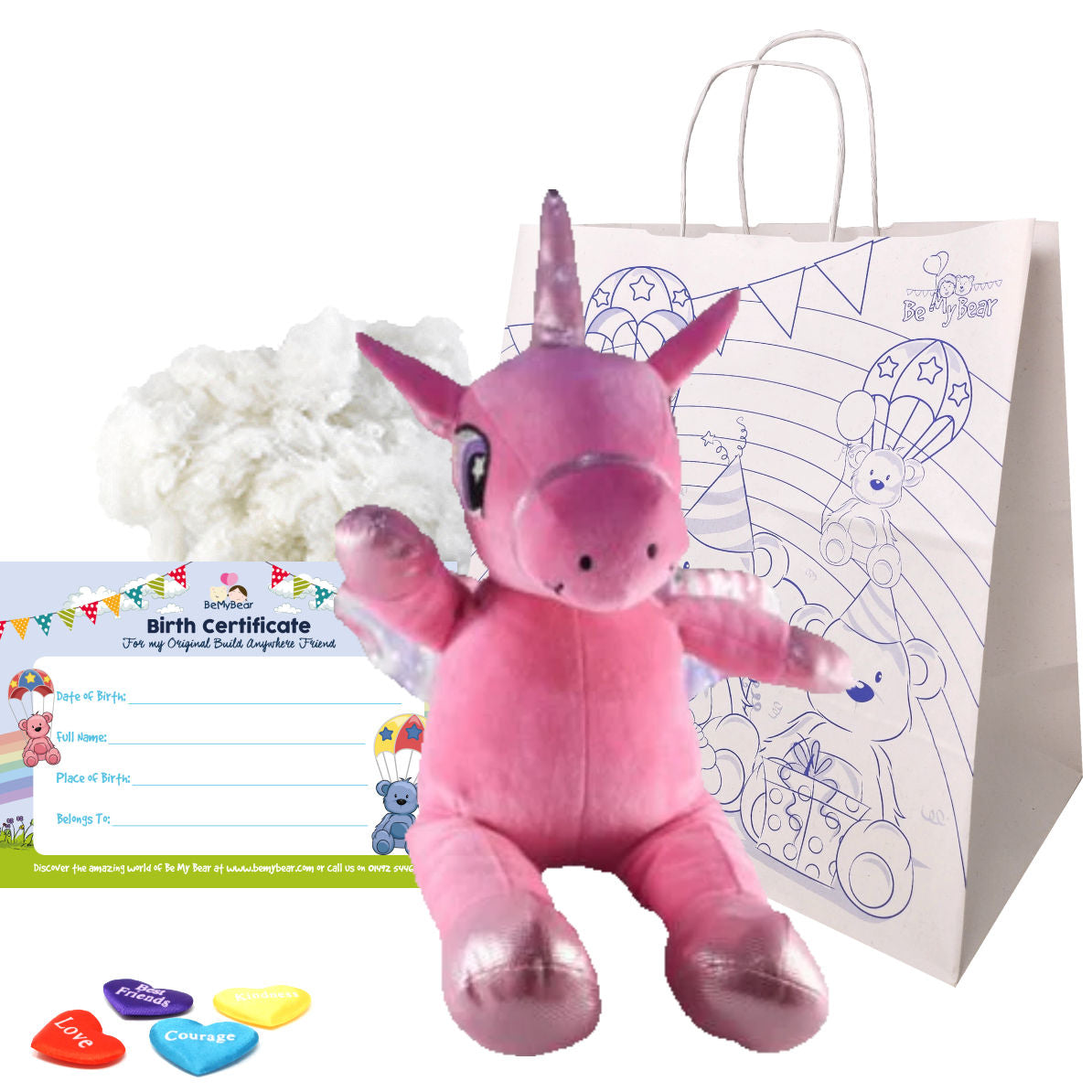 Faith the Flying Pink Unicorn 16" Animal Kit