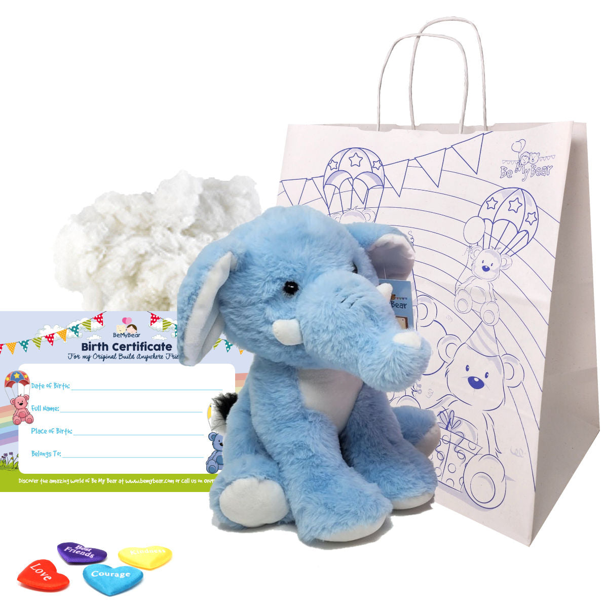 Blue Elly 14" Animal Kit