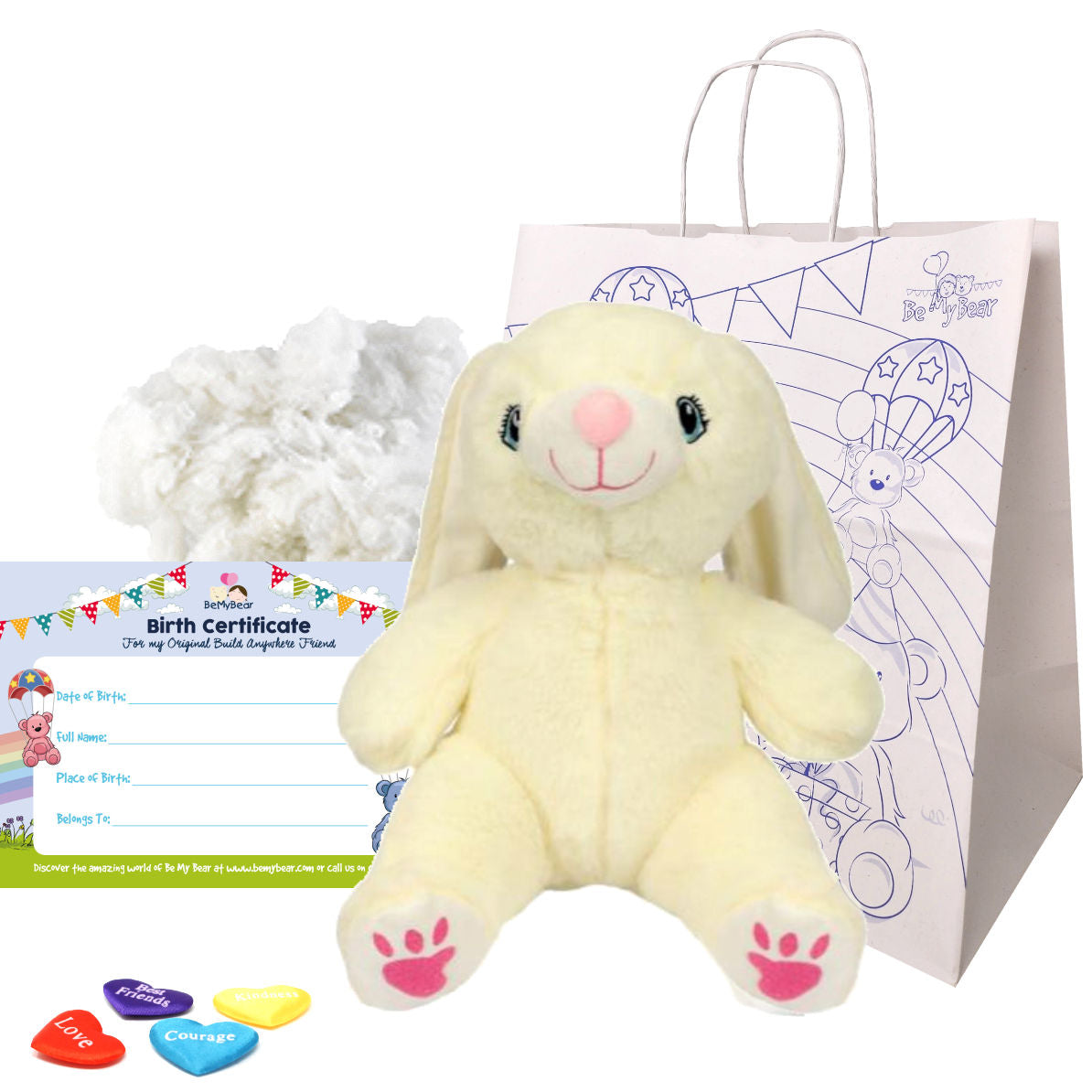 Bella the Cream Bunny 16" Animal Kit