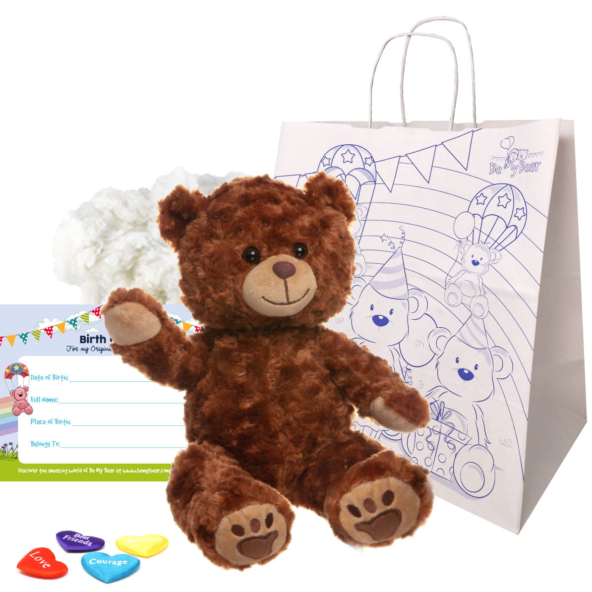 Charlie Chestnut Brown Bear 16" Bear Kit