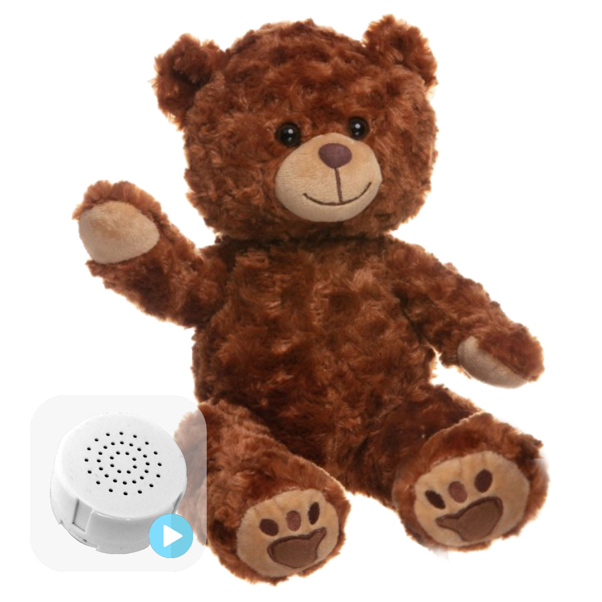 Charlie Chestnut Brown Bear 16" Baby Heartbeat Bear
