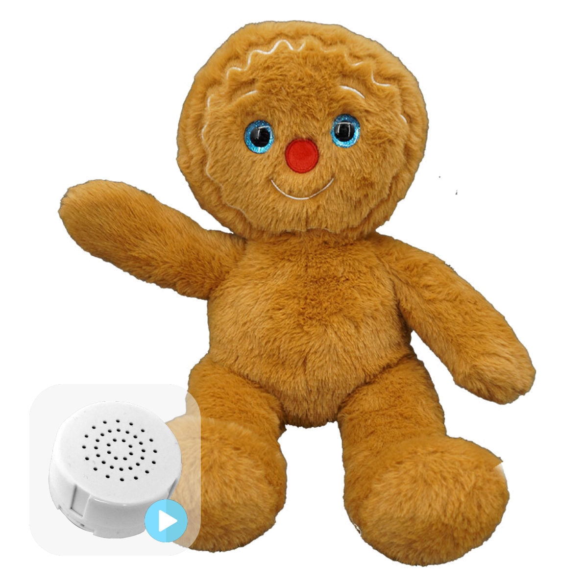 Crumble the Gingerbread Bear 16" Baby Heartbeat Bear