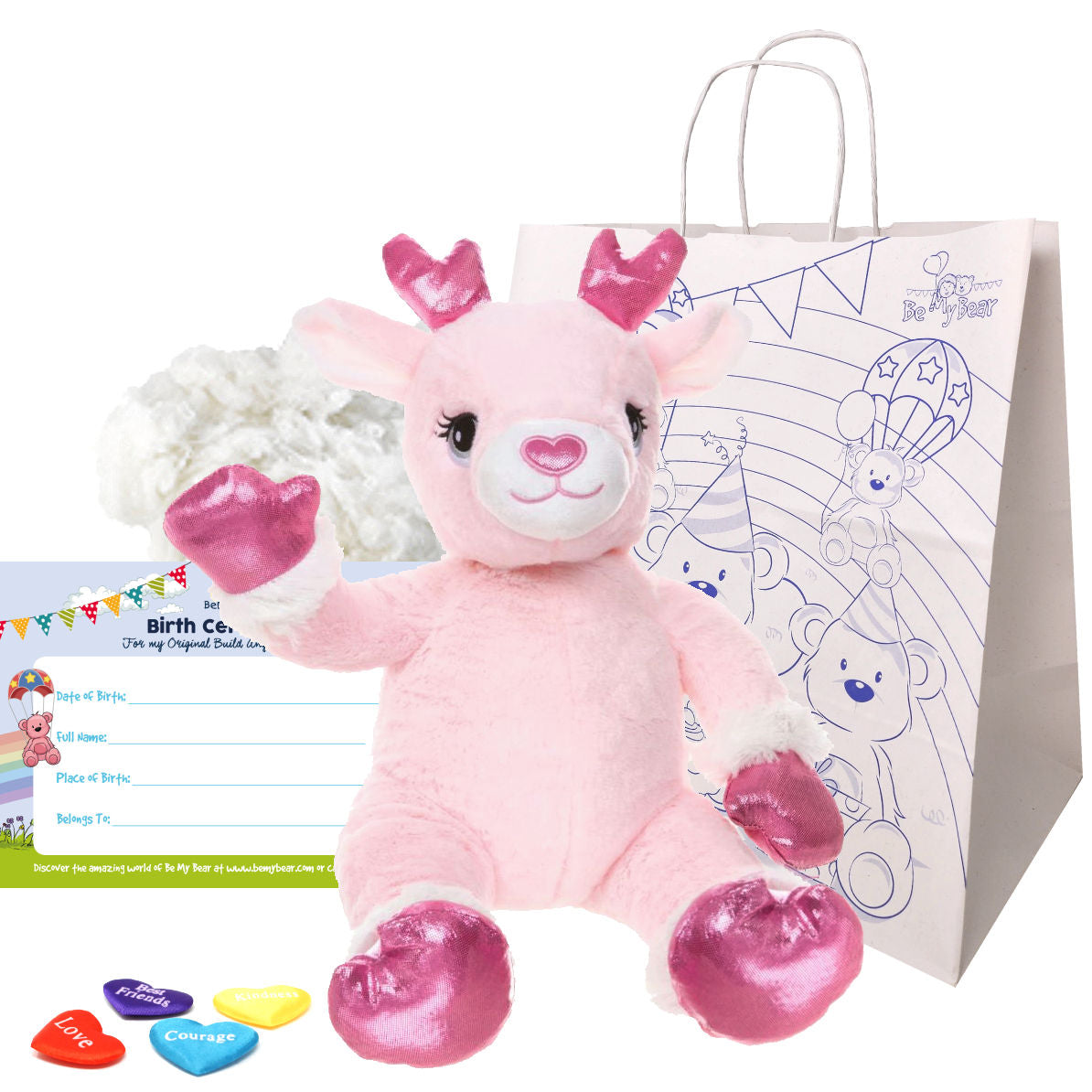 Cupid the Pink Reindeer 16" Animal Kit