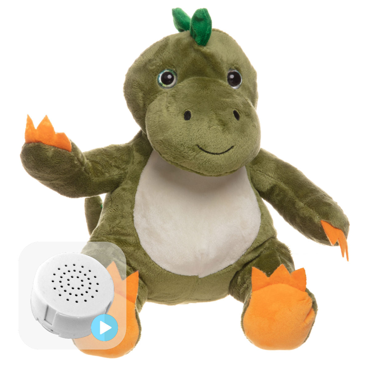 Deno the Dinosaur 16" Baby Heartbeat Bear