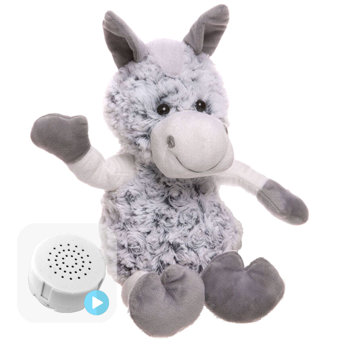 Dom the Donkey 16" Baby Heartbeat Bear