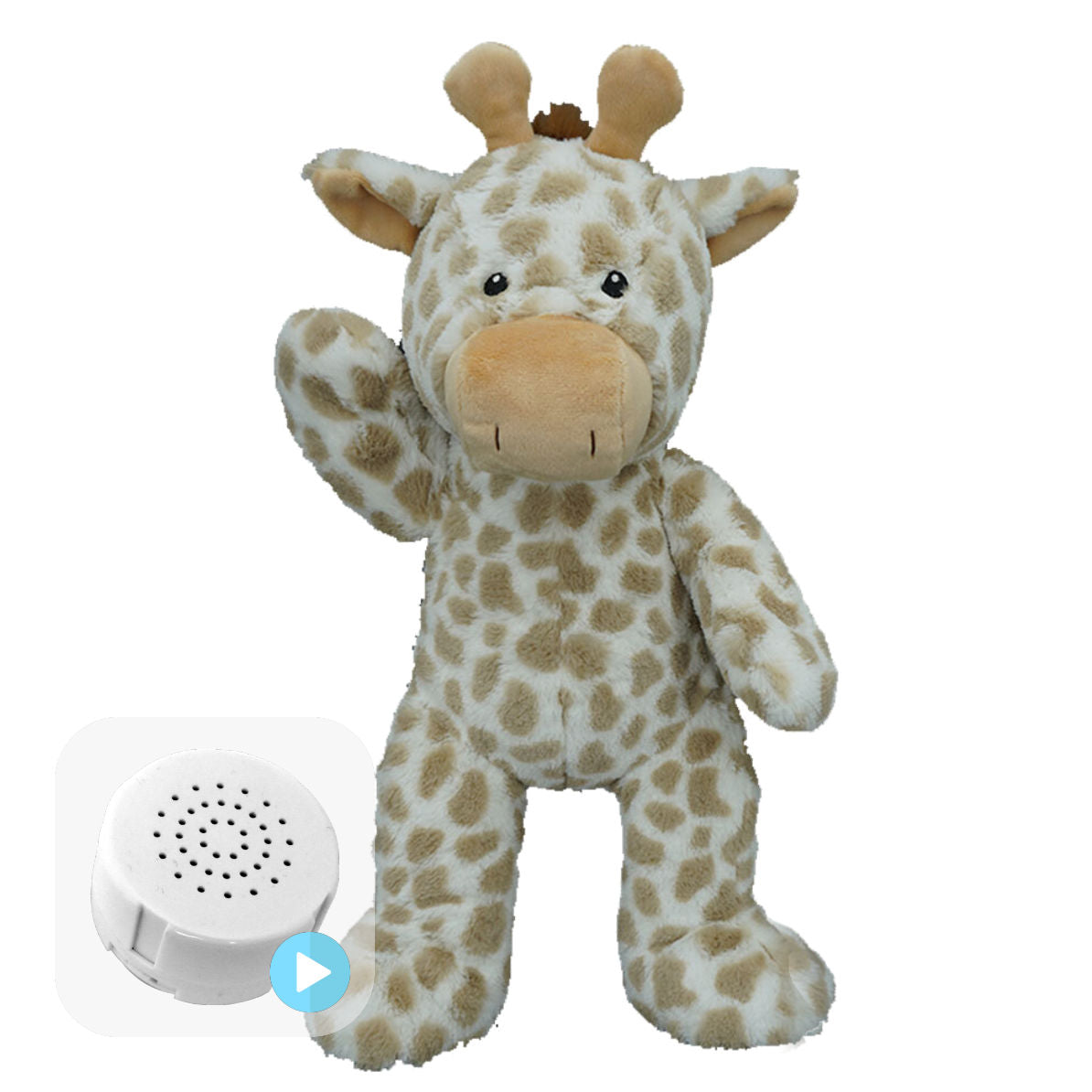 Georgie the Giraffe 16" Baby Heartbeat Bear
