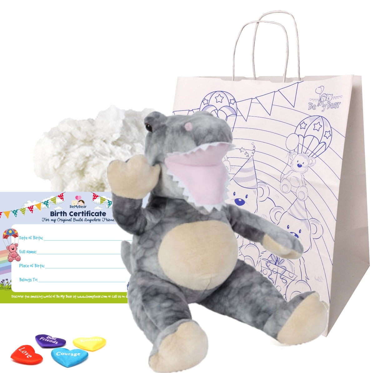 Grayson the Grey T-Rex 16" Animal Kit