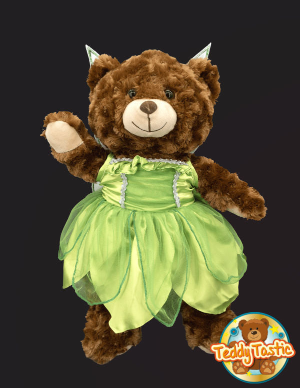 Green Butterfly 16" Dress