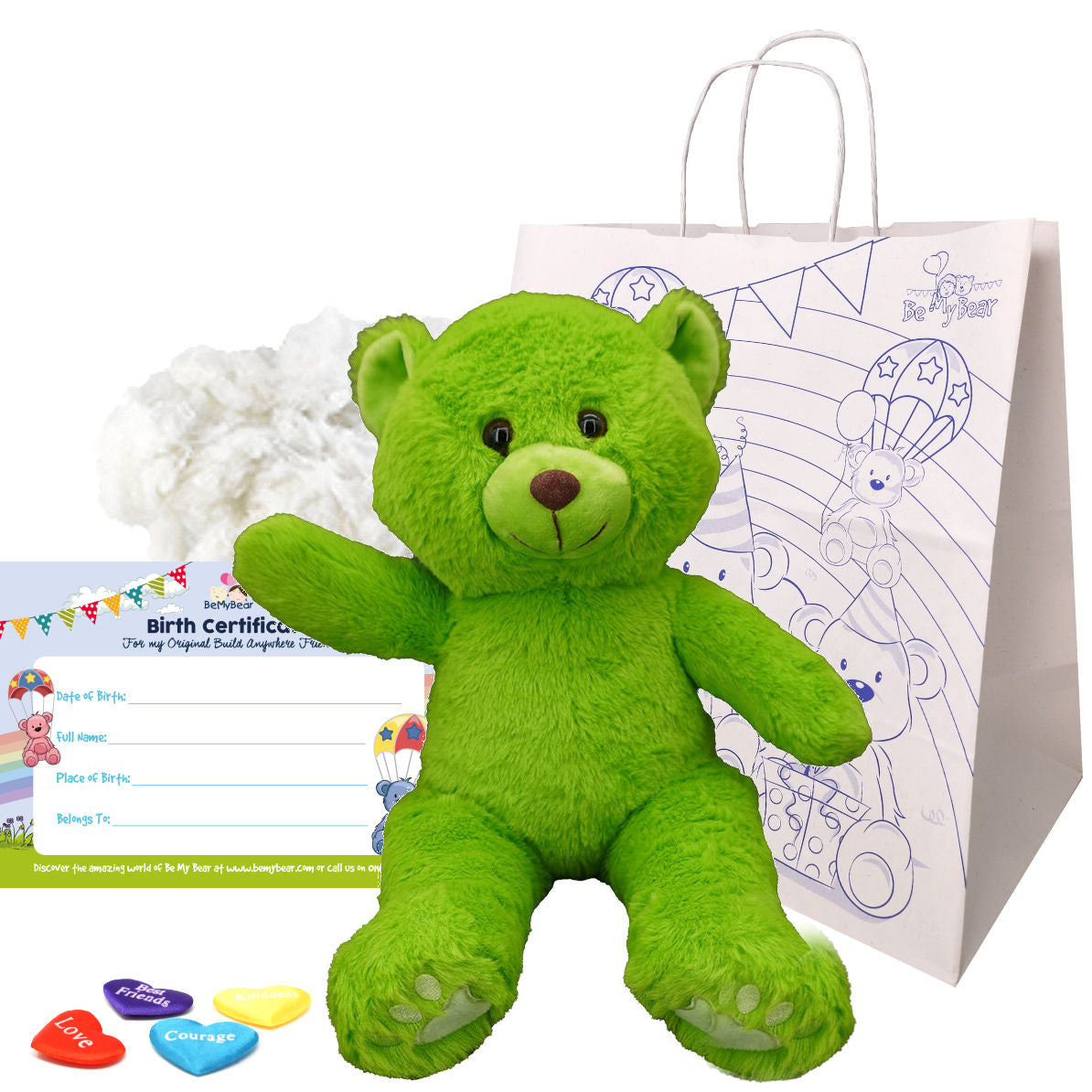 Grizzly the Grouchy Green Bear 16" Bear Kit
