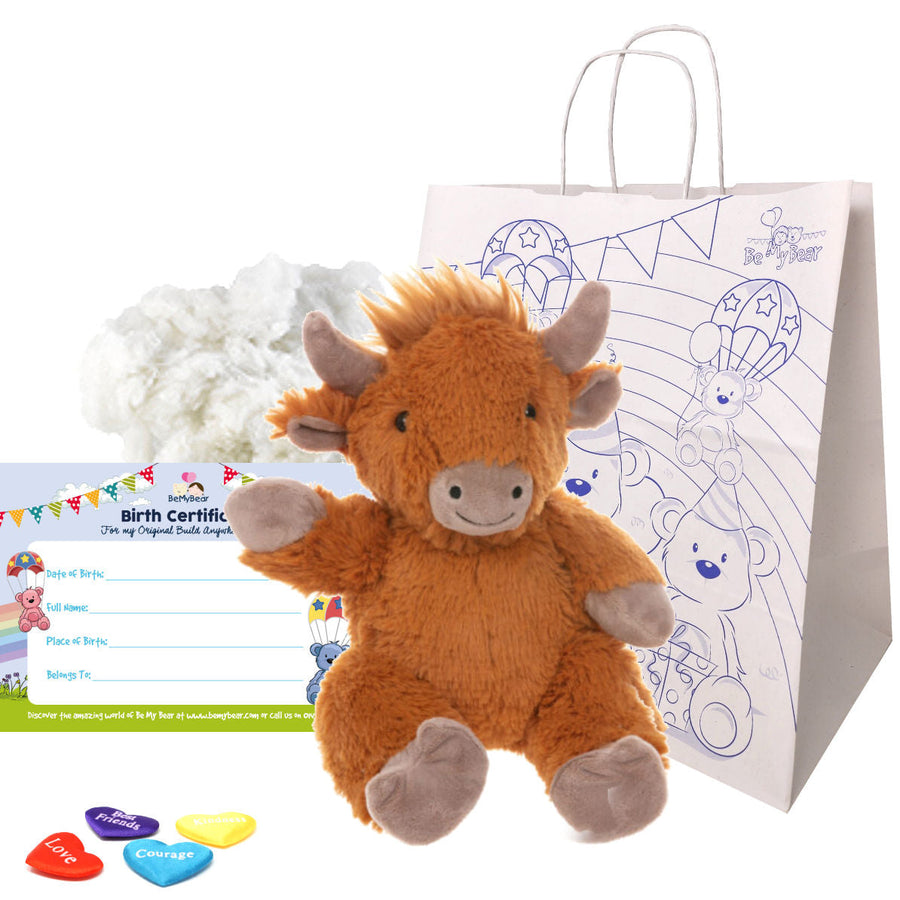 Hippie the Highland Cow 16" Animal Kit