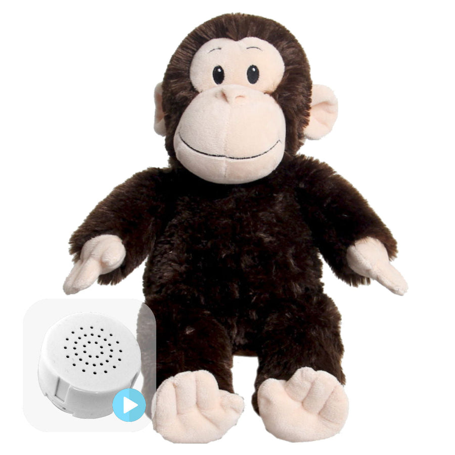 Milo the Monkey 16" Baby Heartbeat Bear