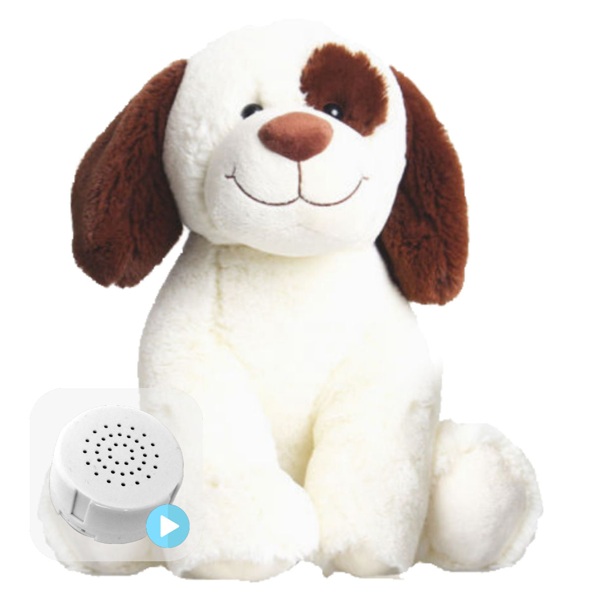 Patch the Dog 16" Baby Heartbeat Bear