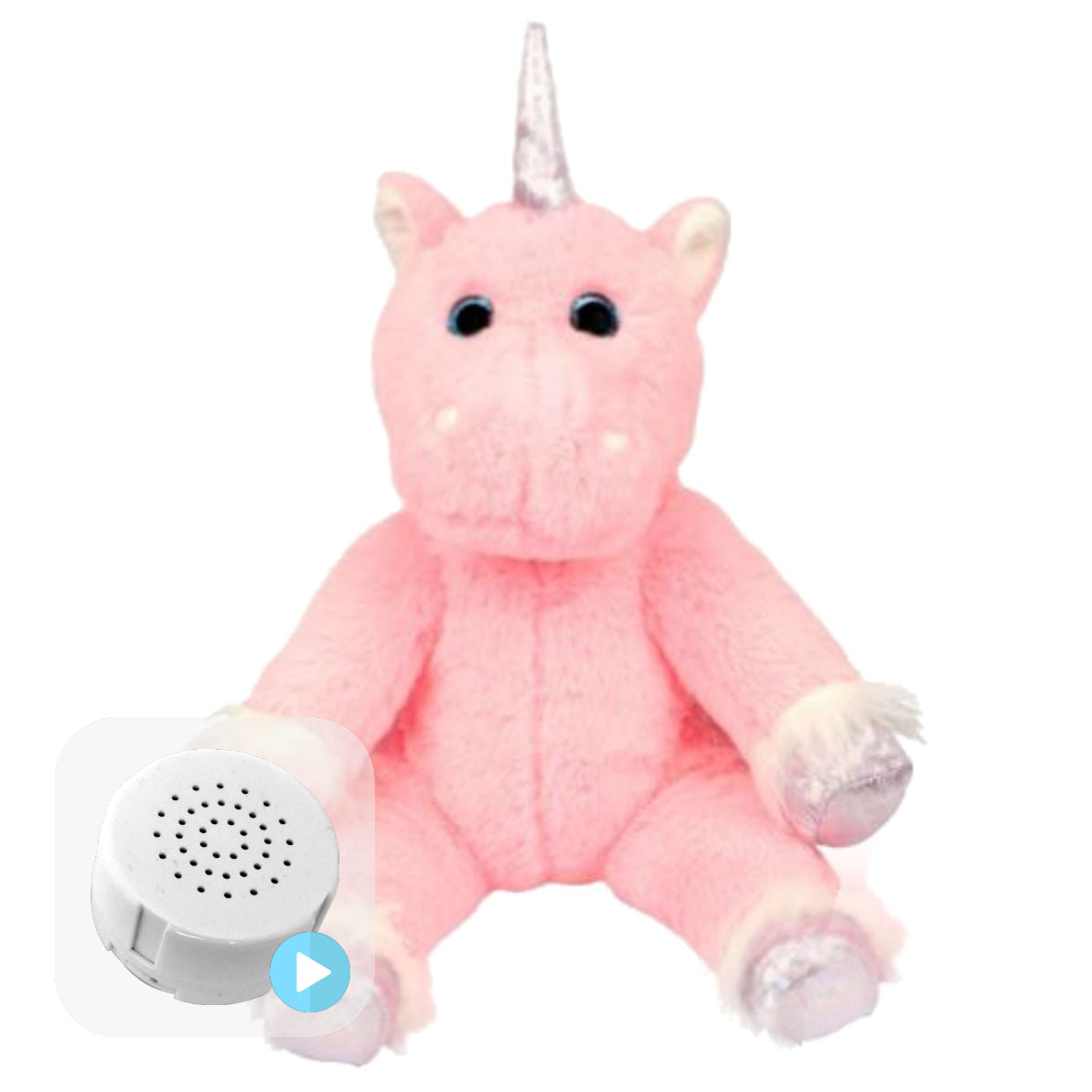Peaches the Unicorn 16" Baby Heartbeat Bear