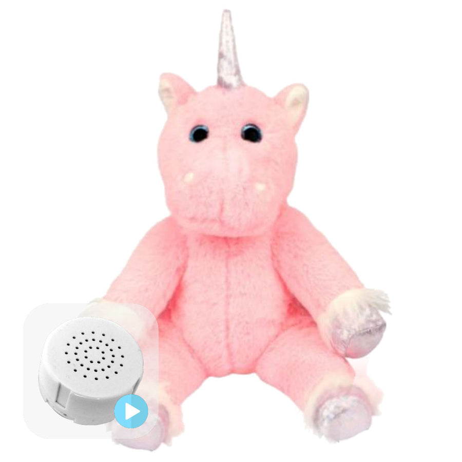 Peaches the Unicorn 16" Baby Heartbeat Bear