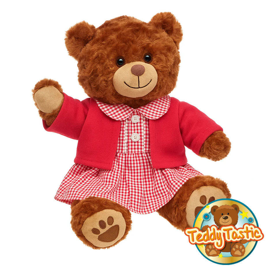 Girls Red 16" School Uniform