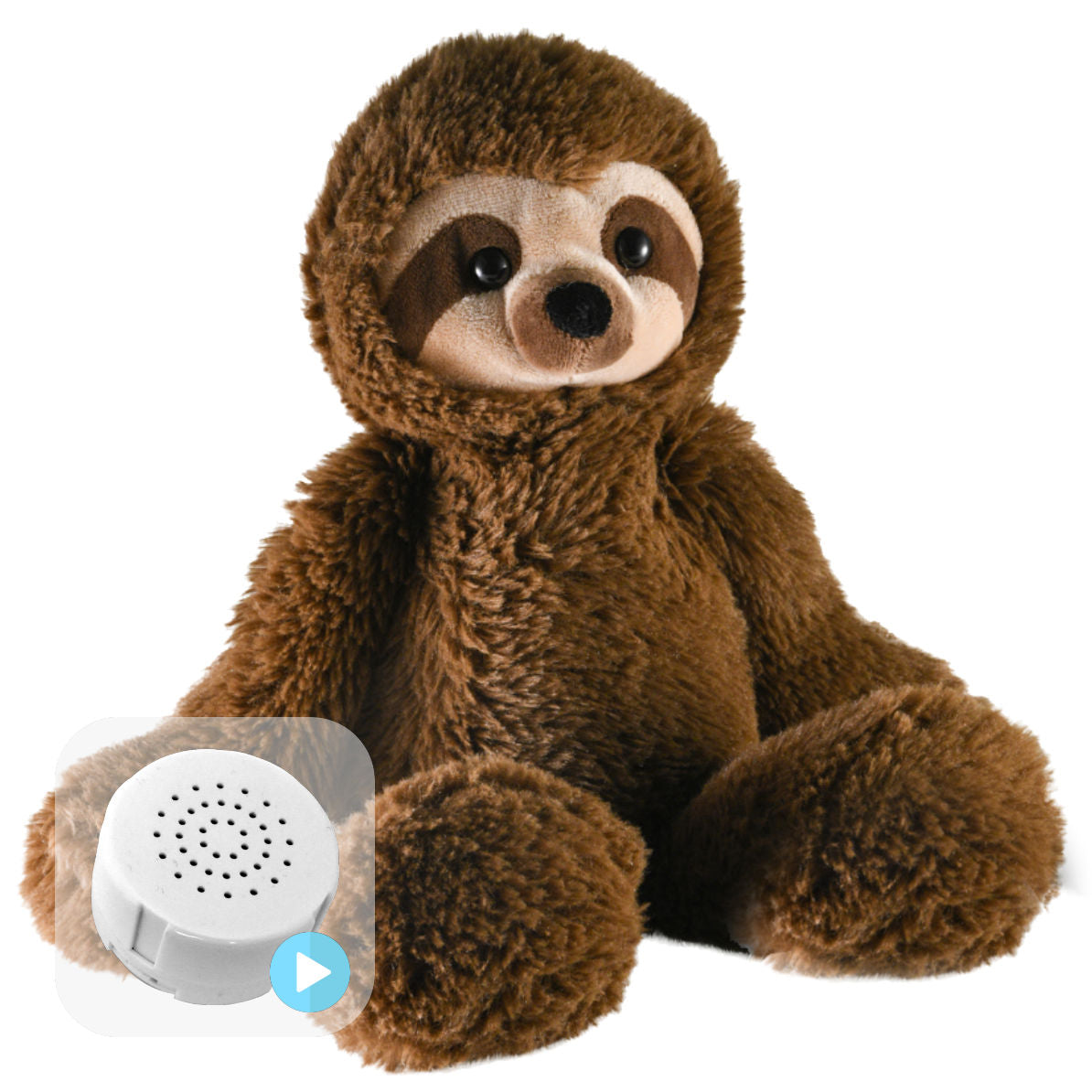 Suzie Sloth 16" Baby Heartbeat Bear