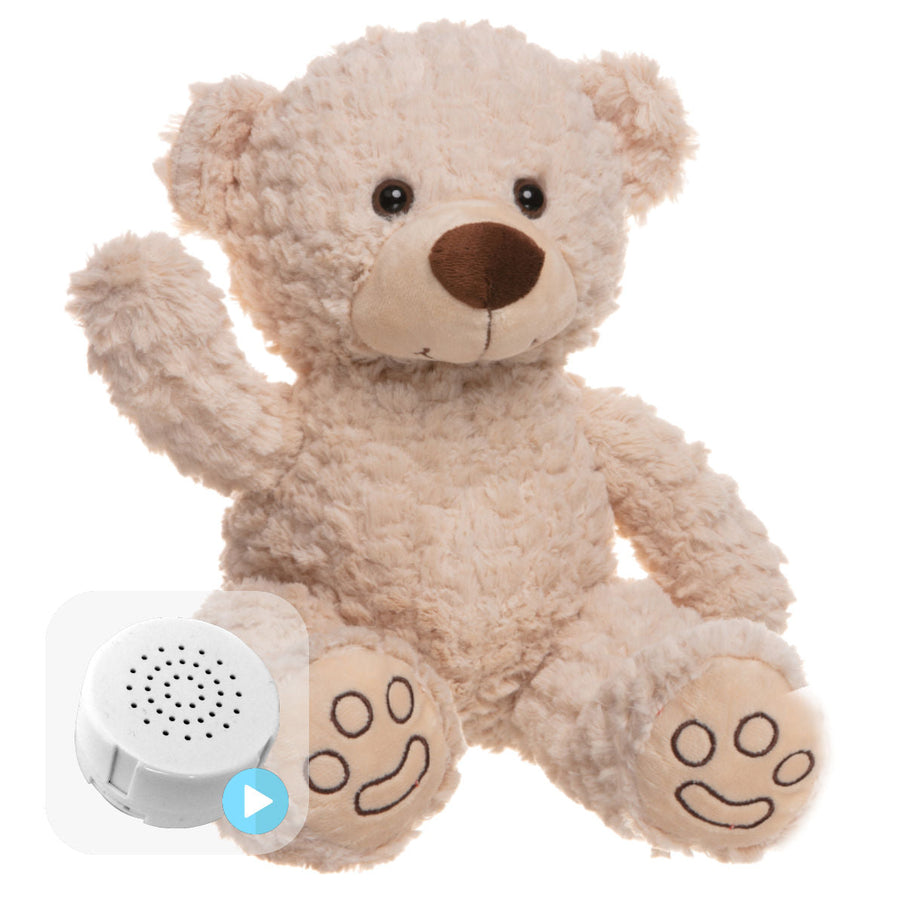 Ted the Cream Bear 16" Baby Heartbeat Bear