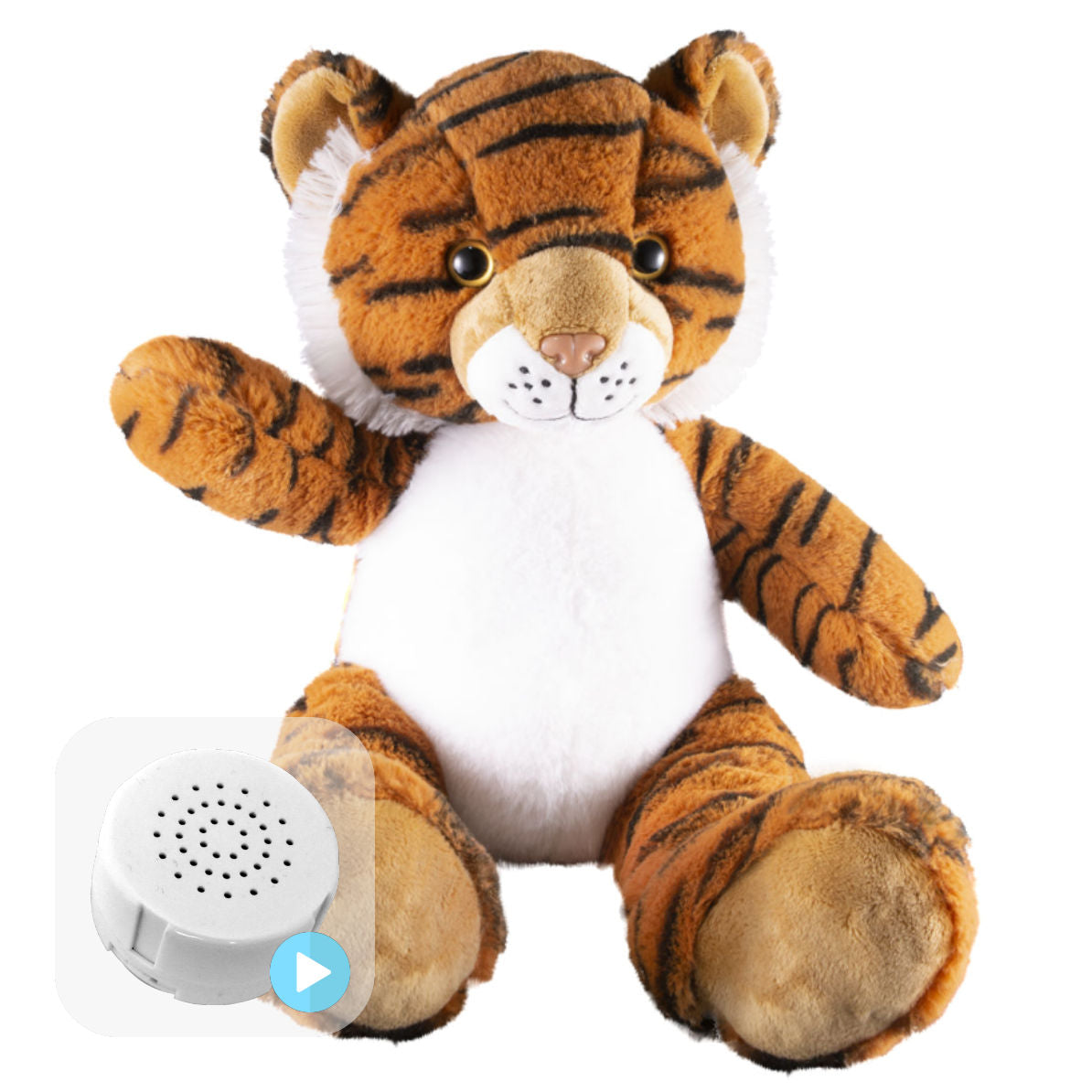 Terry the Tiger 16" Baby Heartbeat Bear