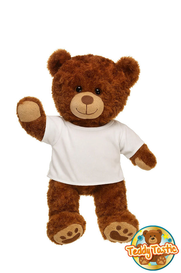 White Teddy Bear 16" T-Shirt
